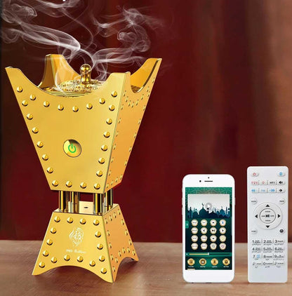 Bakhoor Arabic Electric Incense Oud Burner with Full Quran Muslim Speaker – SQ-668